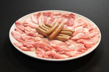 【自慢のブランド豚】焼肉プラン【90分食べ放題】