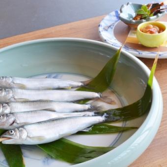 【夏のお品書き】5尾一択コース　4180円(税込)