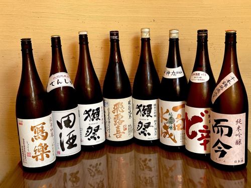 有名銘柄の日本酒が飲めるお店