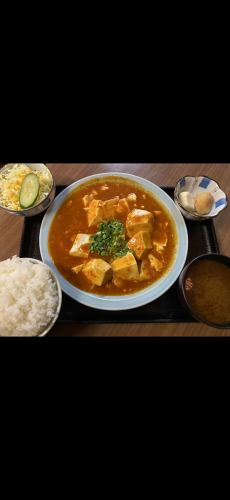 Toki set meal specially made of Fujikimaru made with Chanko soup