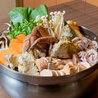 Seafood gout chanko nabe course