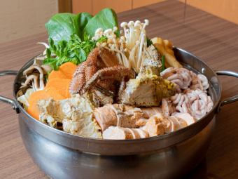 Seafood gout chanko nabe course