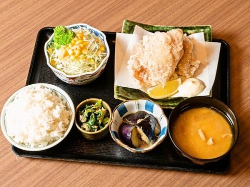 [Best Popularity] Genkotsu Fried Chicken Set Meal (2 Pieces)