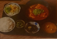 Special spicy mapo tofu set meal