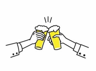 【해피 아워!!】14:00~17:00은 생맥주·사워·하이볼 ALL300엔(부가세 포함)!!