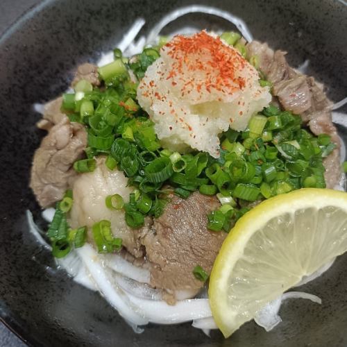 こだわり自家製牛すじねぎポン酢