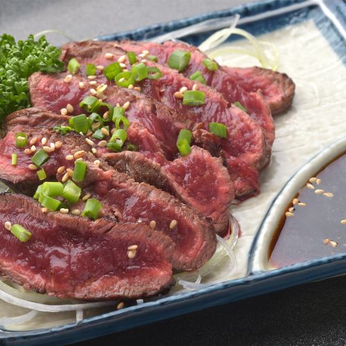 ★Seared horse meat★