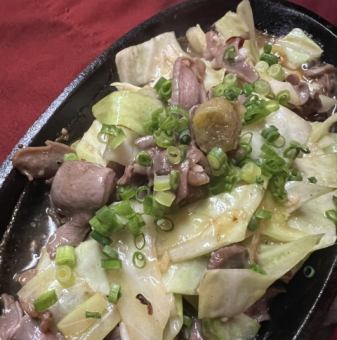 Sunazuri and cabbage with yuzu pepper flavor