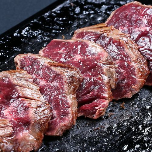 Premium lava grilled beef steak