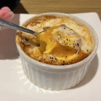 牛スジ煮込みのエッグココットグラタン