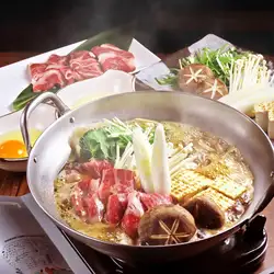 Beef ribeye sukiyaki