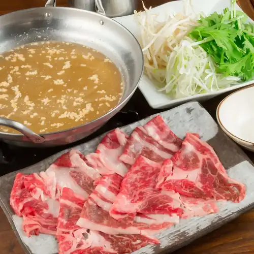 Beef ribeye shabu-shabu