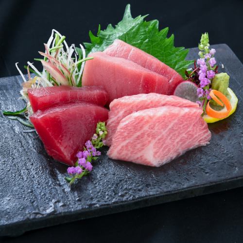 Bluefin tuna sashimi platter