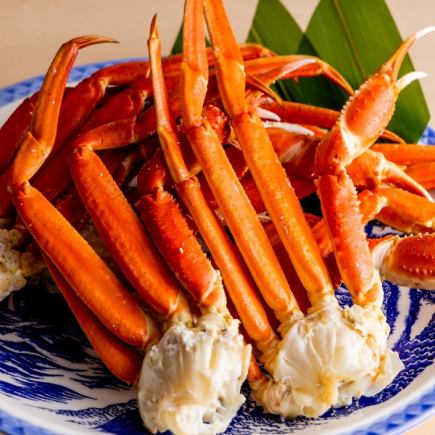 "All-you-can-eat snow crab + all-you-can-drink course" Enjoy crab delivered directly from Tsukiji at a great price! 20 dishes in total 8980 yen → 7480 yen