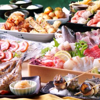 “Juraku Course” [8 dishes in total] 2 hours all-you-can-drink included 5,200 yen ⇒ 5,000 yen