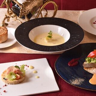 launch/dinner　 course