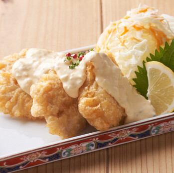 ≪Most popular ♪ Must order when you come≫ Chicken tempura tartare 550 yen (tax included)