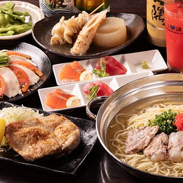 沖縄そばが〆の人気!!