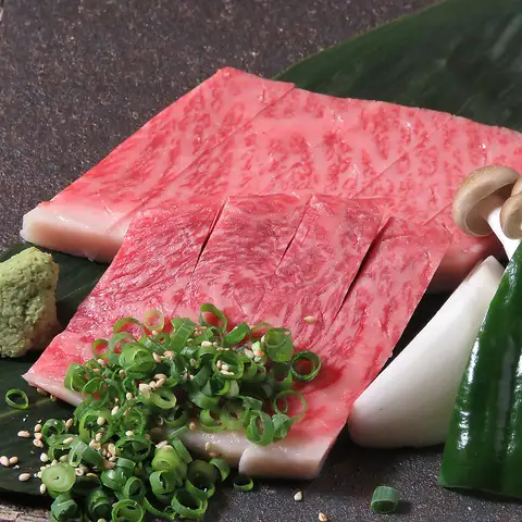 和牛イチボ  (タレ・塩)　1人前