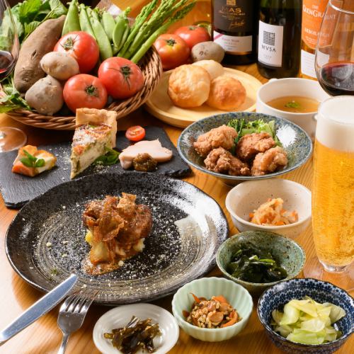 [90 minutes of all-you-can-drink included] "Party course" perfect for girls' night out or banquets/7,500 yen (tax included)