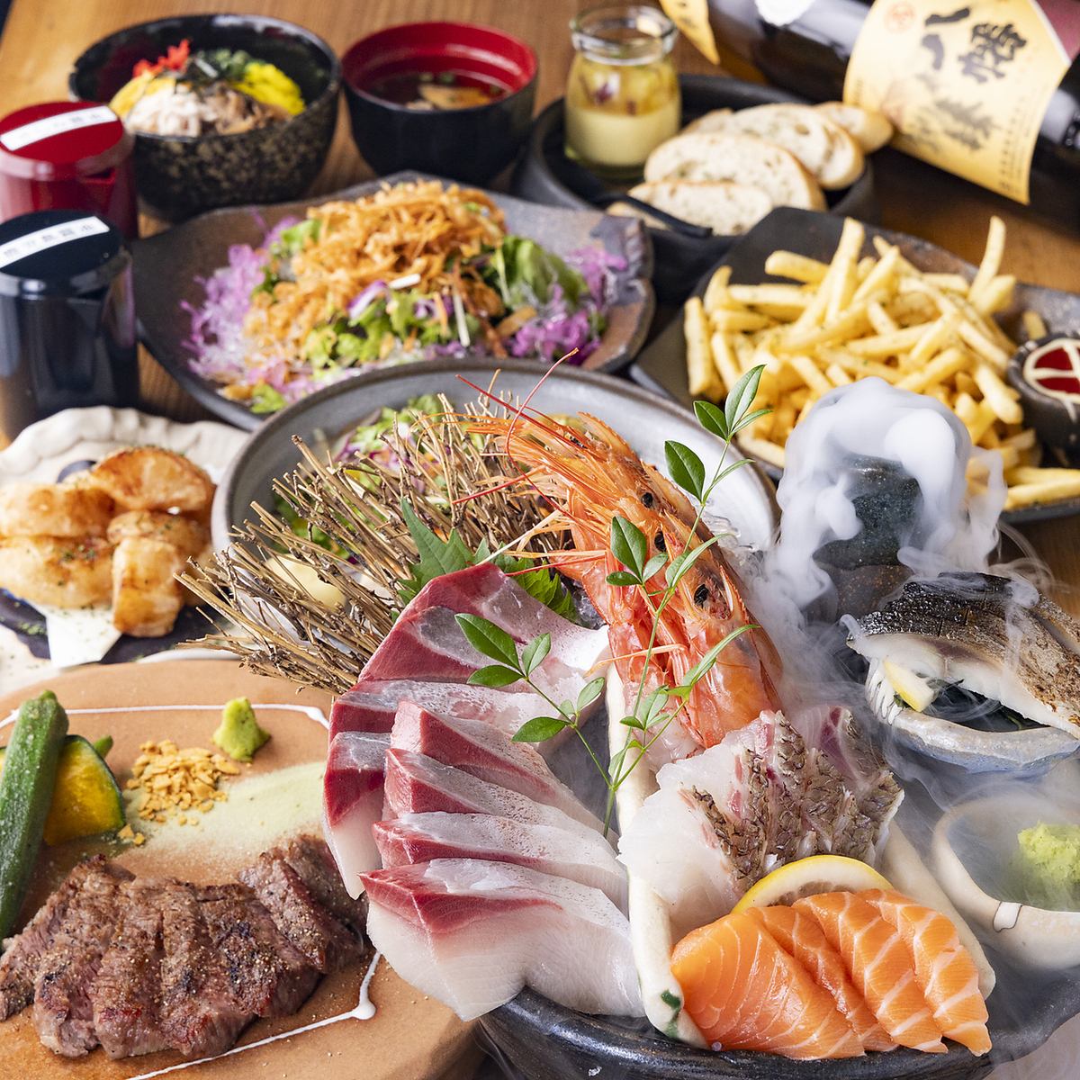 A robata izakaya filled with the charm of Kagoshima Prefecture♪Perfect for company parties too!