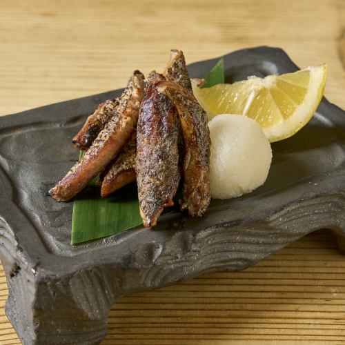 カツオの腹度炭焼