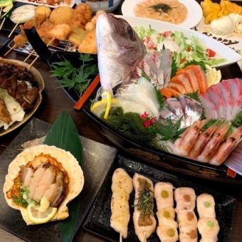 【オススメ☆】ちょいちょい宴コース 2時間飲み放題付!選べるお鍋付全8品4,500円(税込)