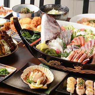 イチオシ！ちょいちょい大宴会コース！！生ビール付2h飲み放題、人気デザート付全10品5000円
