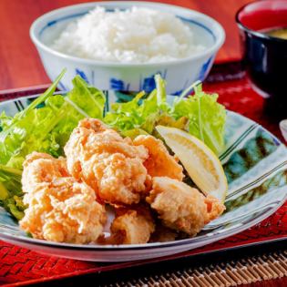 若鶏の唐揚げ定食