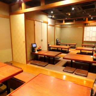 まったり飲みや女子会などにお勧め◎寛げる掘り炬燵席