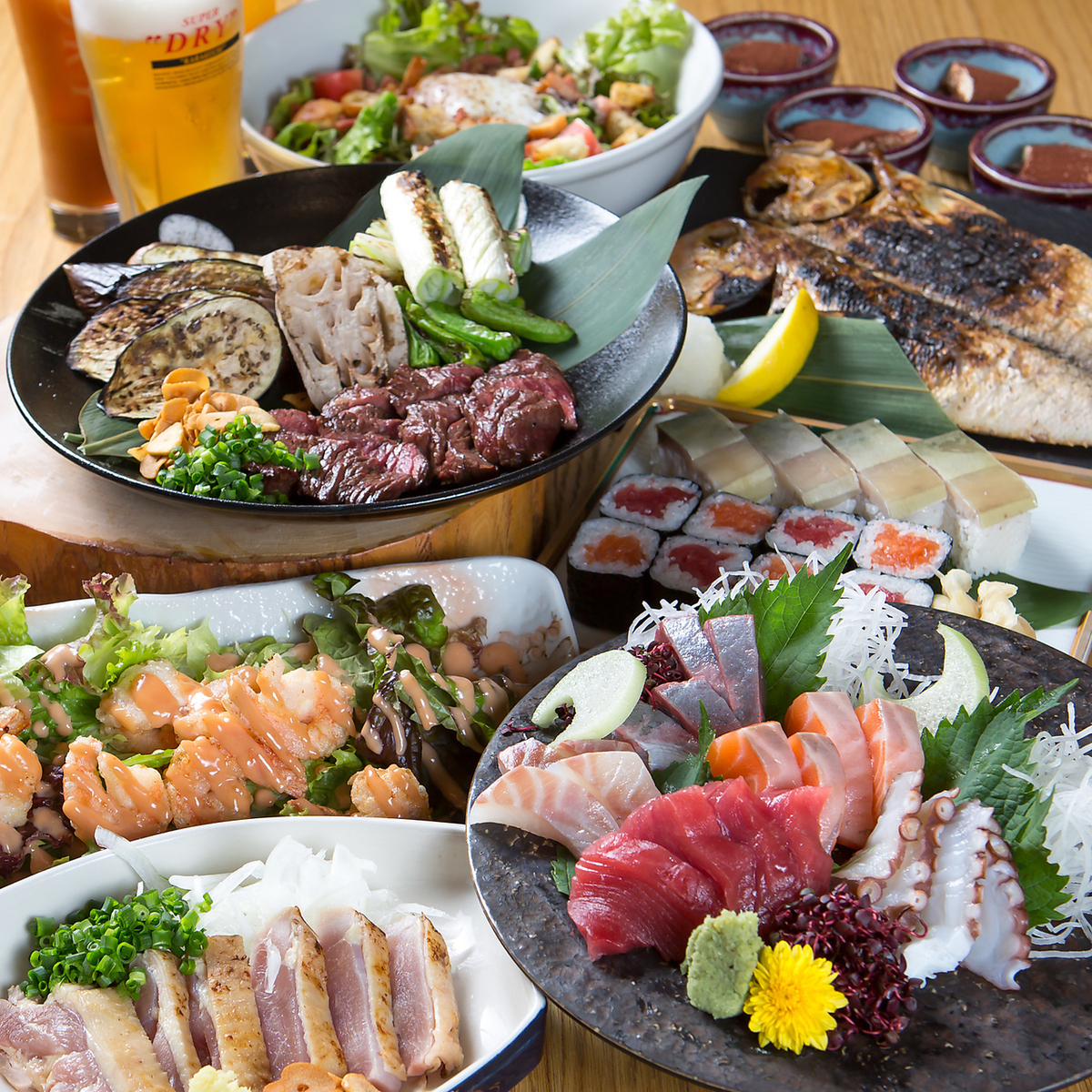各種コースのご用意ございます!予算に応じてお選びいただけます