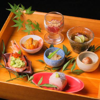 [90 minutes all-you-can-drink included] Kaiseki course [Mai] 9 dishes 10,000 yen