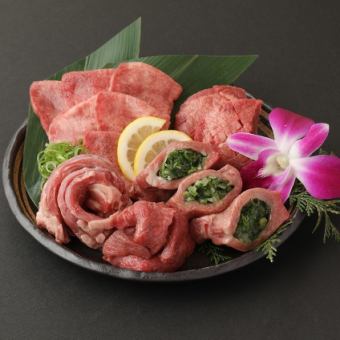 When in doubt, try this special beef tongue platter!