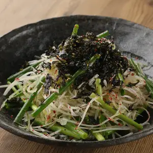 パリパリネギサラダ