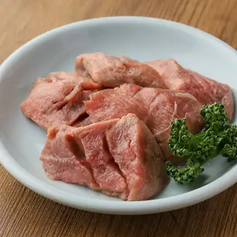 Diced tongue