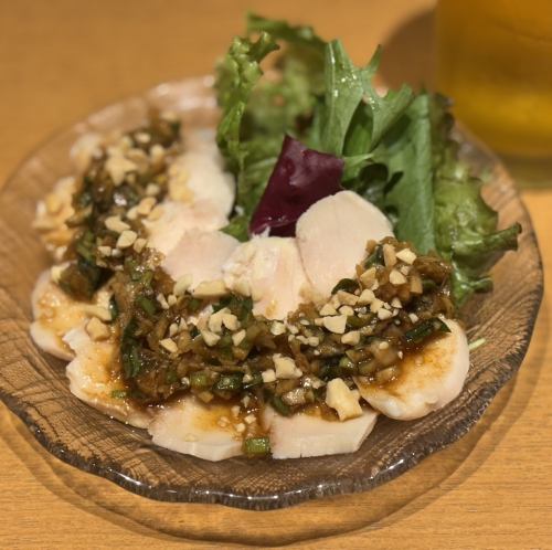 しっ鶏胸肉の旨ネギソース