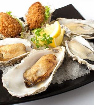[The ultimate all-you-can-eat and drink course for oyster lovers] All-you-can-eat and drink course with 5 kinds of raw oysters and 30 kinds of oyster dishes