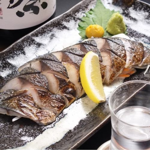 From Kushiro, Hokkaido Phantom large Toro roasted mackerel