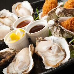 Seasonal oysters from all over the country