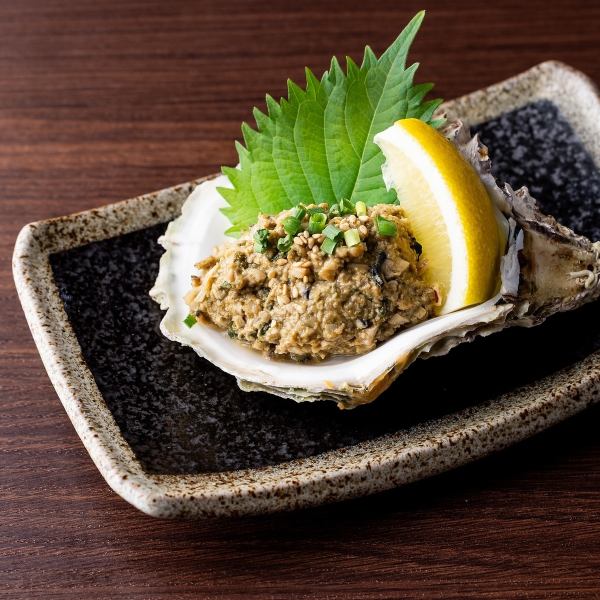 This is the perfect snack to go with your drinks! "Oyster Namero"