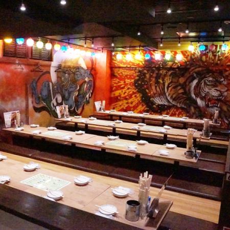 Popular digging seats, reserved space for 40 to up to 60 people ♪ welcome various banquets such as welcome party & farewell party!!