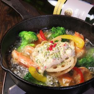 小海老とブロッコリー