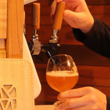 【生牡蠣付き】毎日OK！生ビール＆サングリア＆スパークリングなど2H飲み放題　2200円