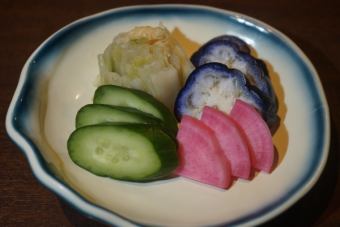 浅漬けの盛合せ
