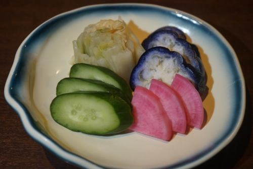 浅漬けの盛合せ