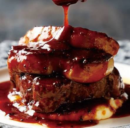 My signature French dish! Rossini with beef fillet and foie gras★