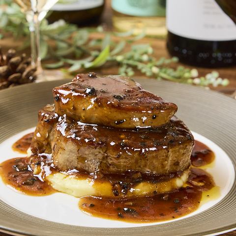 The world's three great delicacies ♪ Foie gras and beef fillet ♪ Sweet and rich sauce with plenty of truffles [Rossini]