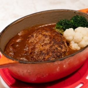 38 Stewed Hamburg Steak with Demi-Glace Sauce