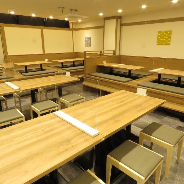 気取らず使える癒し空間◎ゆったり過ごせる席は親しい友人との語らいに…多種多様なお席をご用意しております♪
