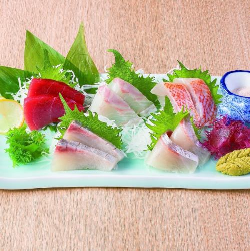 本日の刺身盛り合わせ・5点盛り